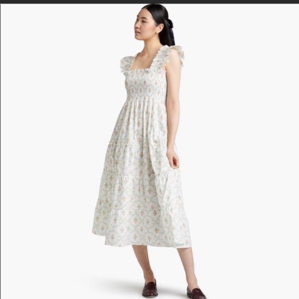 VGUC Hill House Pastel Trellis Ellie Nap Dress